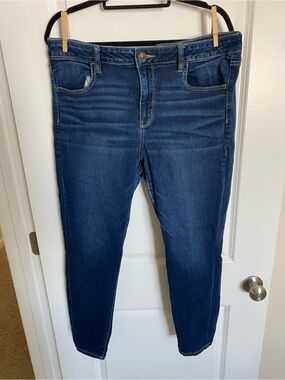 American Eagle Outfitters Dark Blue Skinny Jeans